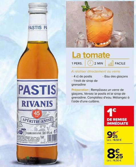 Pastis Rivanis - La Tomate