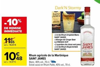 Saint James - Rhum Agricole De La Martinique 