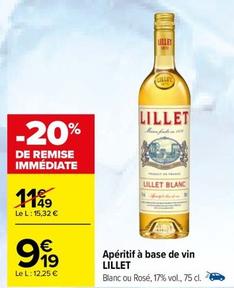 lillet - apéritif à base de vin 