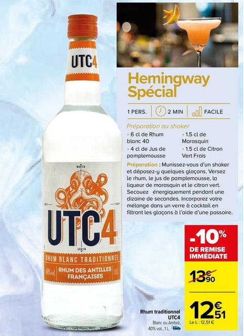 UTC4 - Rhum Traditionnel 