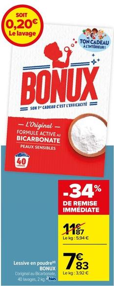 Bonux - Lessive En Poudre