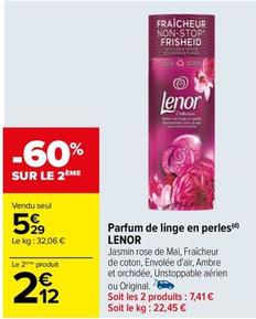 Lenor - Parfum De Linge En Perles offre à 5,29€ sur Carrefour Drive