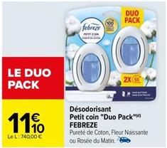 Febreze - Désodorisant Petit Coin "Duo Pack"