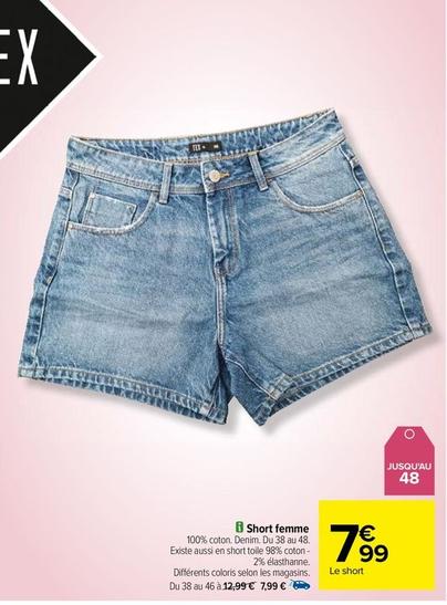 Tex - Short Femme