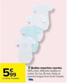 Bodies Manches Courtes