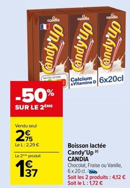 Candia - Boisson Lactée Candy'Up offre à 2,75€ sur Carrefour Drive