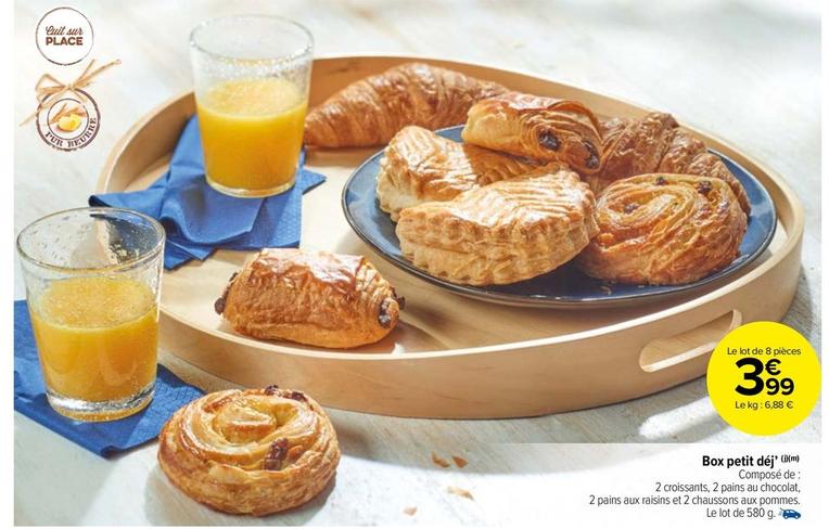 Box Petit Déj' offre à 3,99€ sur Carrefour Drive