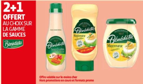 Bénédicta - Sur La Gamme De Sauces offre sur Auchan Hypermarché