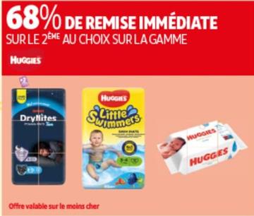 Huggies - Sur La Gamme offre sur Auchan Hypermarché