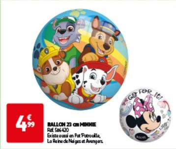 Minnie - Ballon 23 Cm offre à 4,99€ sur Auchan Hypermarché
