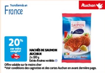 Auchan - Hachés De Saumon  offre sur Auchan Hypermarché