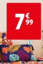 Actuel - Coussin Rectangulaire Avec Pompons offre à 7,99€ sur Auchan Hypermarché