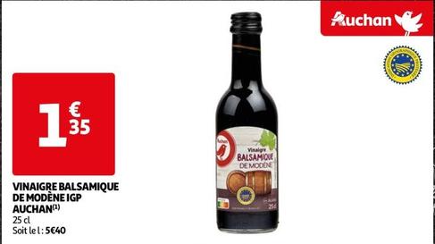 Auchan - Vinaigre Balsamique De Modene IGP  offre à 1,35€ sur Auchan Hypermarché
