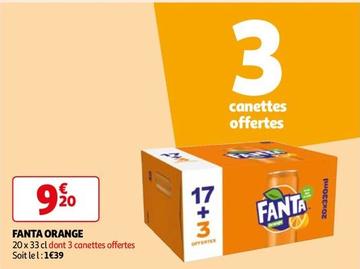 Fanta - Orange  offre à 9,2€ sur Auchan Hypermarché