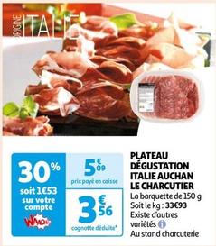 Auchan - Plateau Dégustation Italie Le Charcutier offre à 3,56€ sur Auchan Hypermarché