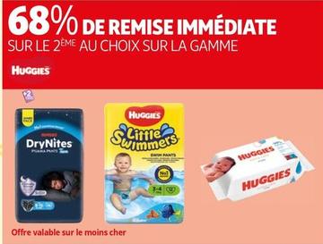 Huggies - Sur Le 2eme Au Choix Sur La Gamme  offre sur Auchan Hypermarché