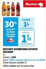 Auchan - Instant Gourmand Goyave  offre à 1,89€ sur Auchan Hypermarché