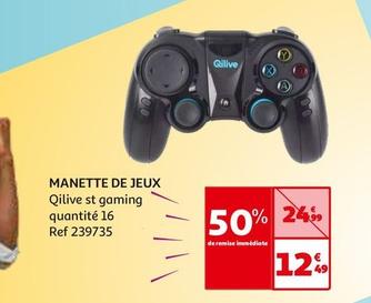 Qilive - Manette De Jeux  offre à 12,49€ sur Auchan Hypermarché