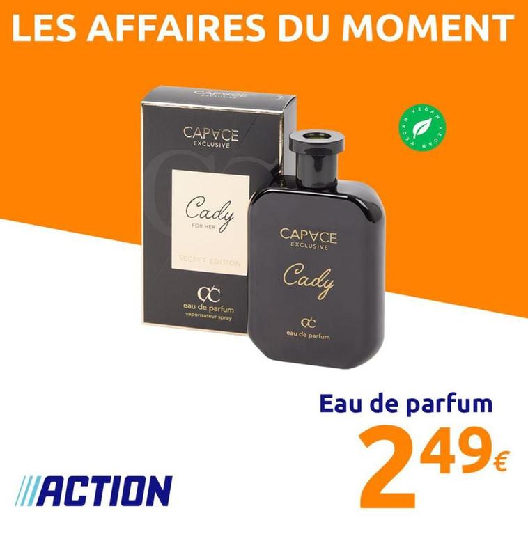 Eau de parfum offre à 2,49€ sur Action