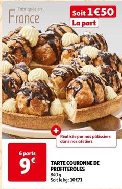 Tarte Couronne De Profiteroles offre à 9€ sur Auchan Hypermarché