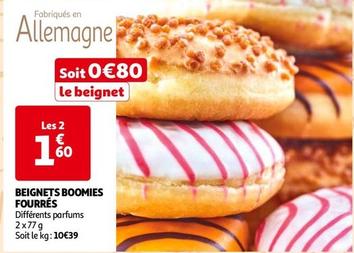Beignets Boomies Fourrés offre à 1,6€ sur Auchan Hypermarché