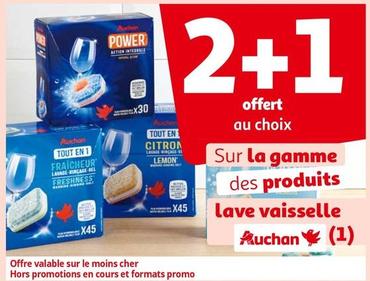 Auchan - Sur La Gamme Des Produits Lave Vaisselle  offre sur Auchan Hypermarché