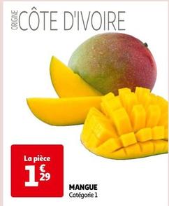 Mangue  offre à 1,29€ sur Auchan Hypermarché