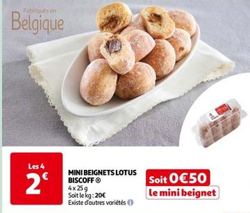 Lotus - Mini Beignets Biscoff offre à 0,5€ sur Auchan Hypermarché