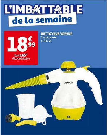 Jocca - Nettoyeur Vapeur offre à 18,99€ sur Auchan Hypermarché