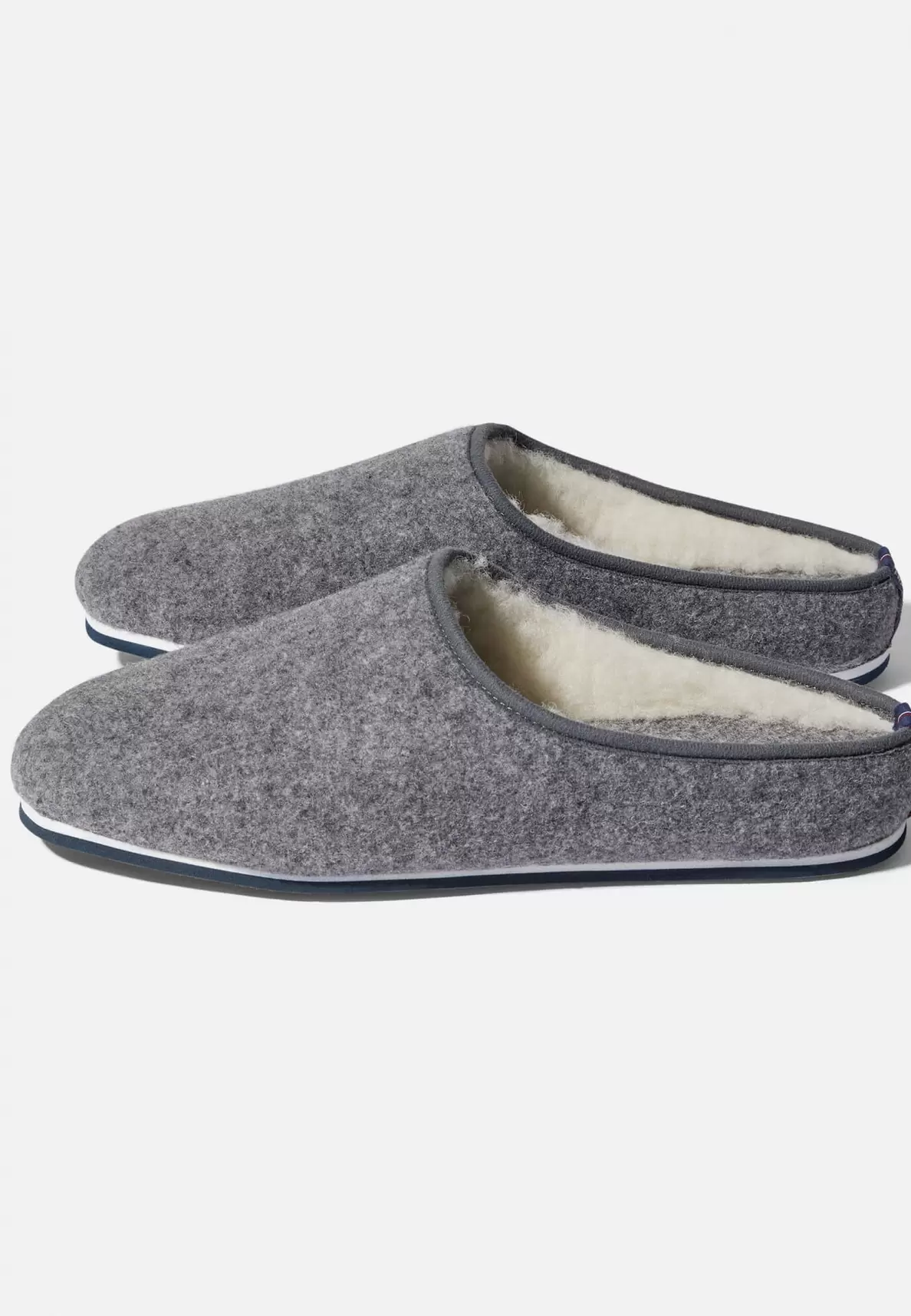 Chaussons d'intérieur en laine -    Claude Gris Chiné offre à 52€ sur Le Slip Français