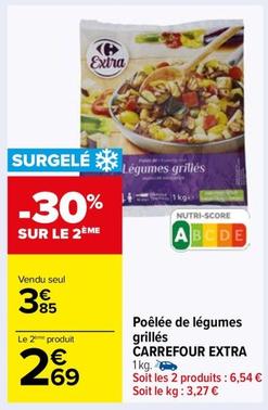 Carrefour - Poêlée De Légumes Grillés Extra offre à 3,85€ sur Carrefour Market