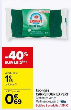 Carrefour - Éponges Expert offre à 1,15€ sur Carrefour Market
