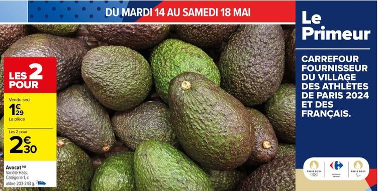 Carrefour - Avocat offre à 1,29€ sur Carrefour