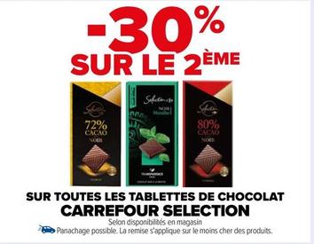 Carrefour - Sur Toutes Les Tablettes De Chocolat  offre sur Carrefour