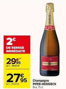 Piper-Heidsieck - Champagne  offre à 27,95€ sur Carrefour