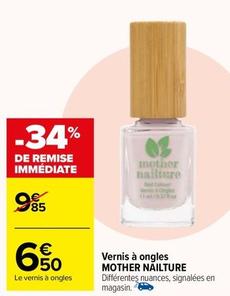 Mother Nailture - Vernis À Ongles  offre à 6,5€ sur Carrefour