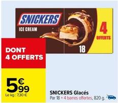 snickers - glacés