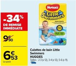 Huggies - Culottes De Bain Little Swimmers offre à 6,53€ sur Carrefour