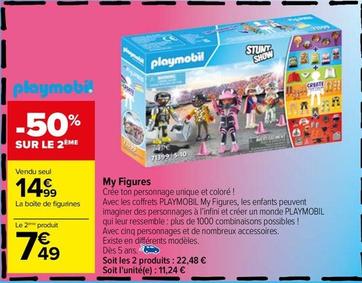 Playmobil - My Figures offre à 14,99€ sur Carrefour