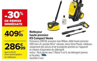 Kärcher - Nettoyeur Haute Pression K5 Compact Home offre à 286,99€ sur Carrefour