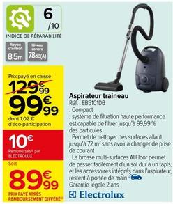 Electrolux - Aspirateur Traineau offre à 99,99€ sur Carrefour