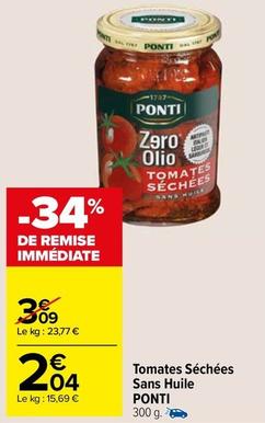 Ponti - Tomates Séchées Sans Huile