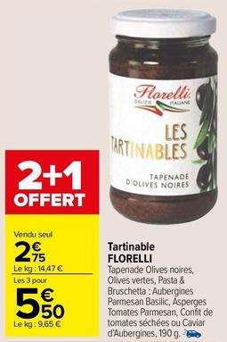 Florelli - Tartinable offre à 2,75€ sur Carrefour Market