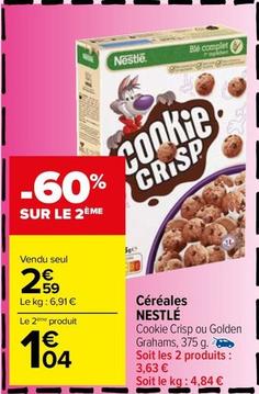 Nestlé - Céréales offre à 2,59€ sur Carrefour Market