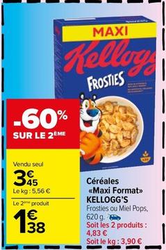 Kellogg's - Céréales Maxi Format offre à 3,45€ sur Carrefour Market
