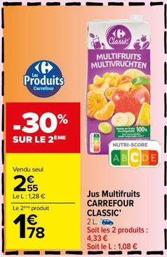 Carrefour - Jus Multifruits Classic'