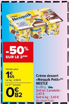 Nestlé - Crème Dessert Nesquik Petit