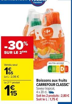 Carrefour - Boissons Aux Fruits Classic