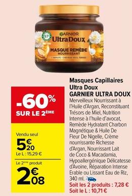 Garnier - Masques Capillaires Ultra Doux Ultra Doux