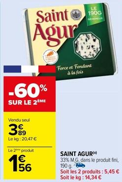 Saint Agur - 33% M.G.